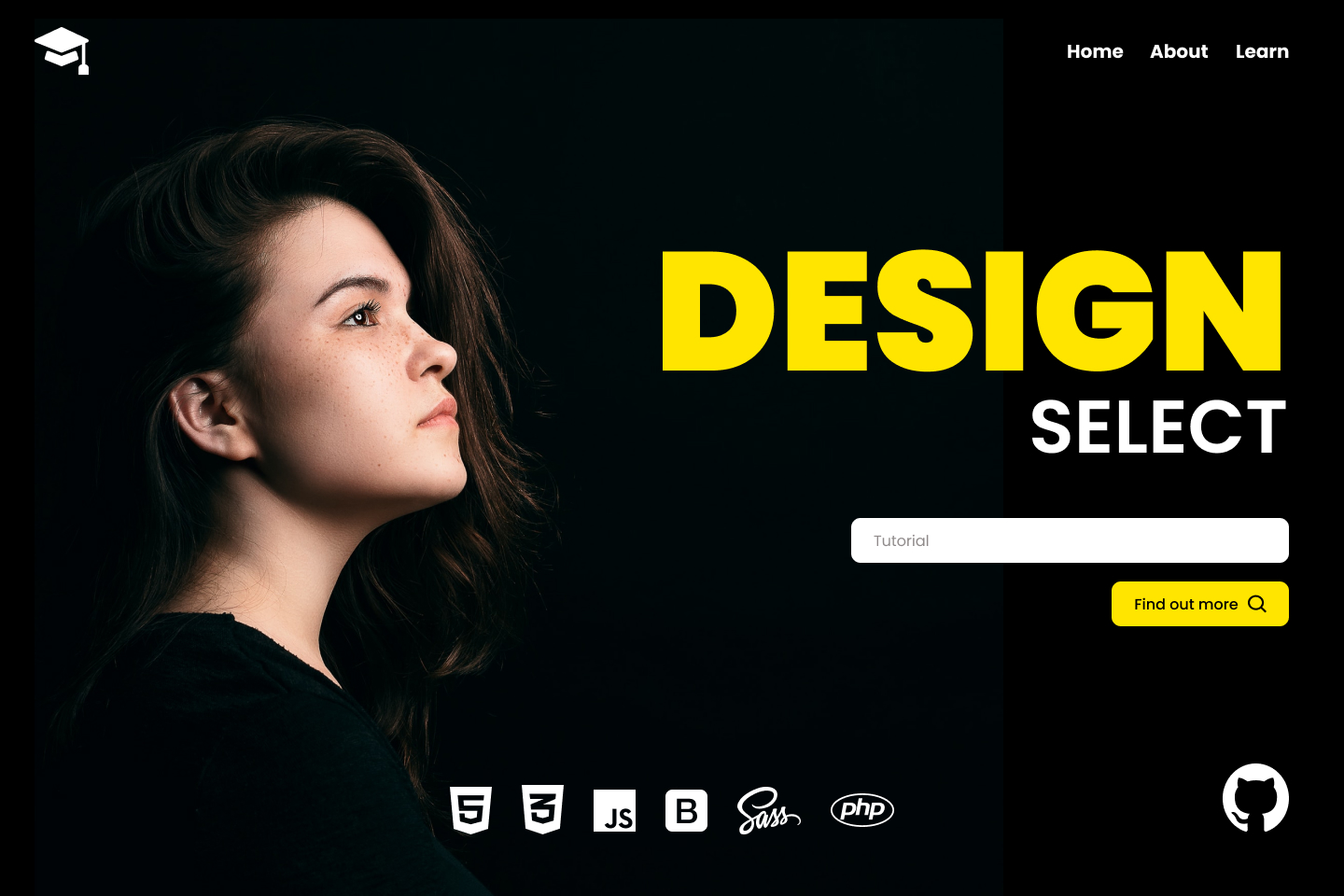 Design Select Landing Page